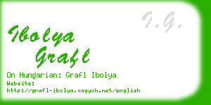 ibolya grafl business card